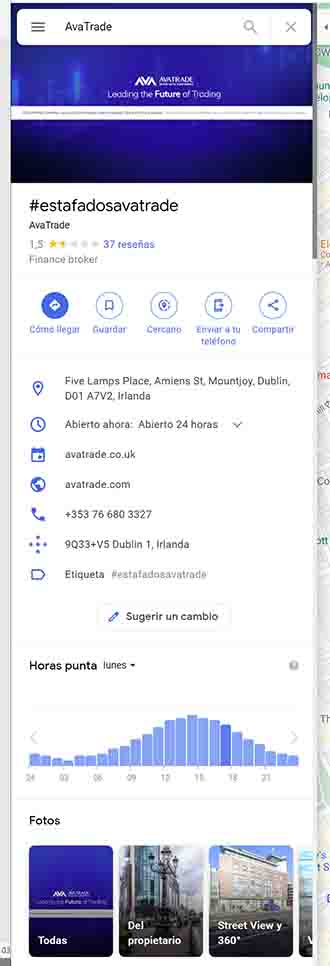 Las opiniones de GOOGLE MAPS no las habéis podido manipular y apenas os dan 1.5