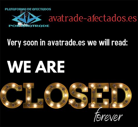 Avatrade-afectados.es cierra anuncio de ~~*AVATRADE*~~ publicado en 20 minutos.es